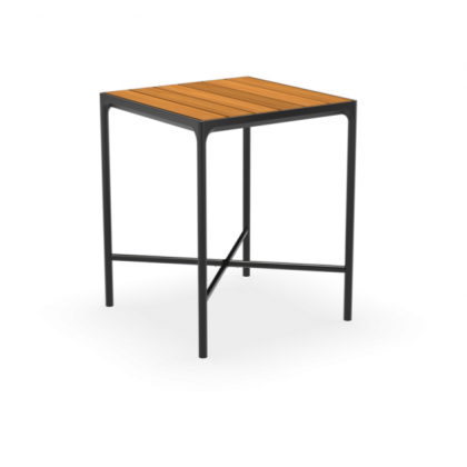 Барний стіл Four 90x90 Black Bamboo