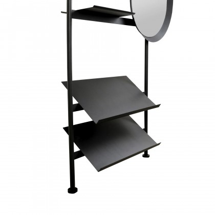 Вішалка настінна з дзеркалом Entry Kit5 1910*970 Black