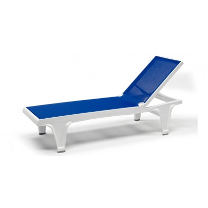 Шезлонг Tahiti White Blue