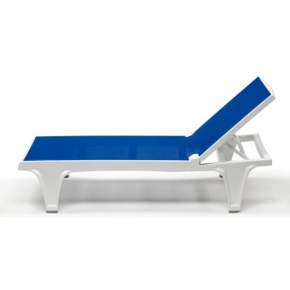 Шезлонг Tahiti White Blue