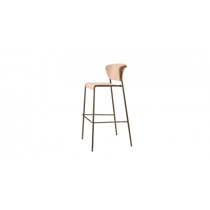 Барный стул Lisa Wood 2854 Nickel Oak