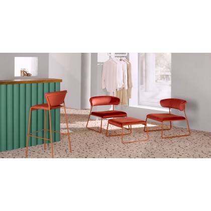 Лаунж-крісло Lisa Lounge 2858 Terracotta Orange