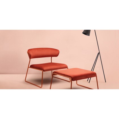 Лаунж-крісло Lisa Lounge 2858 Terracotta Orange