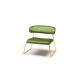 Лаунж-крісло Lisa Lounge 2858 Satin brass Olive