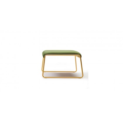 Пуф Lisa Lounge Satin brass Olive