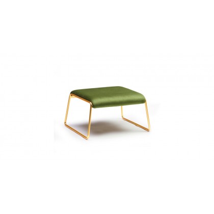 Пуф Lisa Lounge Satin brass Olive