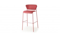 Барний стілець Lisa Waterproof 2862 Antique Pink Red