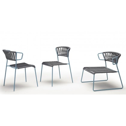 Лаунж-крісло Lisa Lounge Filò Antracite Light Blue