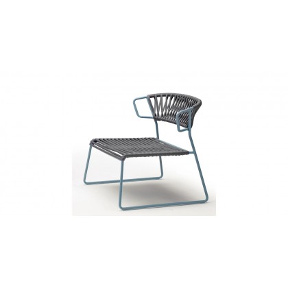 Лаунж-крісло Lisa Lounge Filò Antracite Light Blue