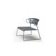 Лаунж-крісло Lisa Lounge Filò Antracite Light Blue