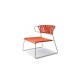 Лаунж-крісло Lisa Lounge Filò Orange Dove Grey