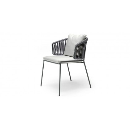 Кресло с подушкой Lisa Filò Nest 2899 Antracite Ice
