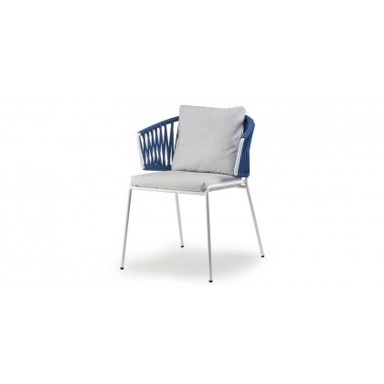 Кресло с подушкой Lisa Filò Nest 2899 Linen Midnight Ice