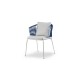 Крісло з подушкою Lisa Filò Nest 2899 Linen Midnight Ice