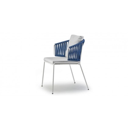 Кресло с подушкой Lisa Filò Nest 2899 Linen Midnight Ice