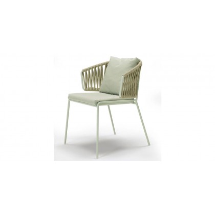Крісло з подушкою Lisa Filò Nest Sage Green Sand Green