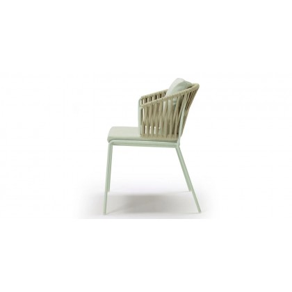 Крісло з подушкою Lisa Filò Nest Sage Green Sand Green
