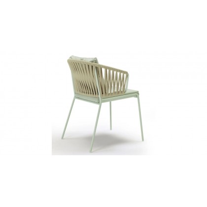 Крісло з подушкою Lisa Filò Nest Sage Green Sand Green