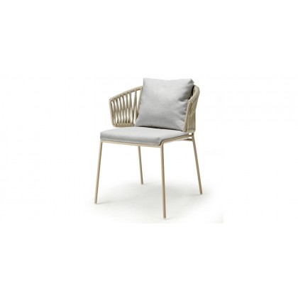 Вуличне крісло Lisa Filò Nest 2899 Dove Grey Clay White