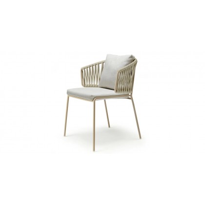 Вуличне крісло Lisa Filò Nest 2899 Dove Grey Clay White