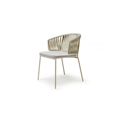 Вуличне крісло Lisa Filò Nest 2899 Dove Grey Clay White