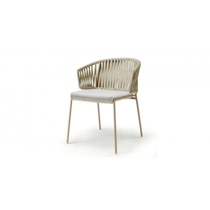 Вуличне крісло Lisa Filò Nest 2899 Dove Grey Clay White