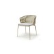 Уличное кресло Lisa Filò Nest Dove Grey Clay White