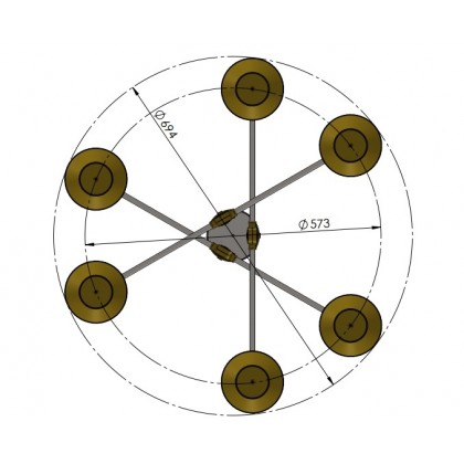 Люстра "Sia V6"