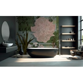 Обои для ванной комнати loft