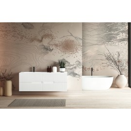 Обои для ванной комнати loft