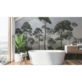 Обои для ванной комнати loft