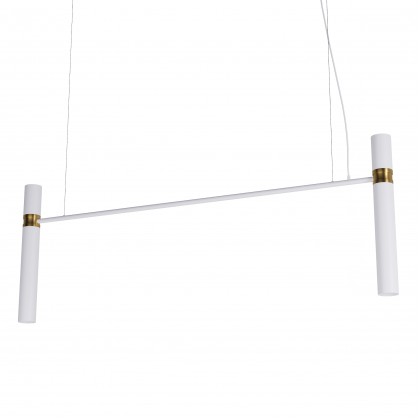 Світильник Tube chandelier арт. 5299 ( білий/золотий 150см)