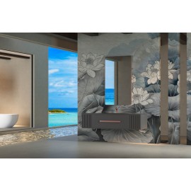 Обои для ванной комнати loft