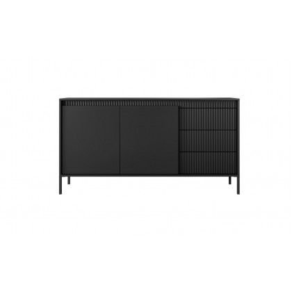 Комод Perfect Home Сенсо / Senso 2-дверний з 3 шухлядами 2D3S/153 Чорний