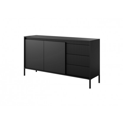 Комод Perfect Home Сенсо / Senso 2-дверний з 3 шухлядами 2D3S/153 Чорний