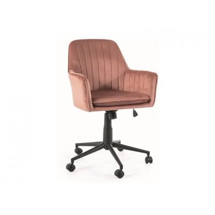Крісло поворотне офісне Q-886 VELVET антична троянда