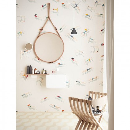 Дизайнерские обои "Бассейн" / wallpaper bathroom