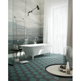 Дизайнерські шпалери "Пейзаж Урбіно" / wallpaper bathroom