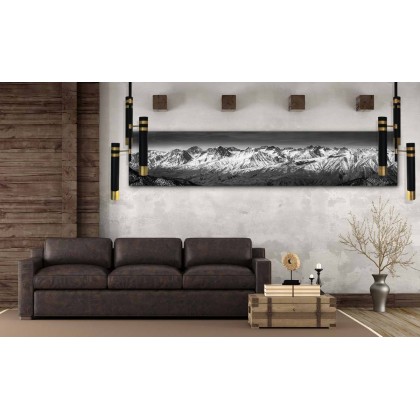 Люстра Level lamp V3 black & brass 