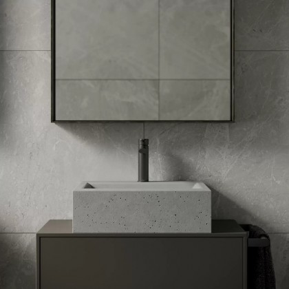 Накладна раковина з бетону «Square»