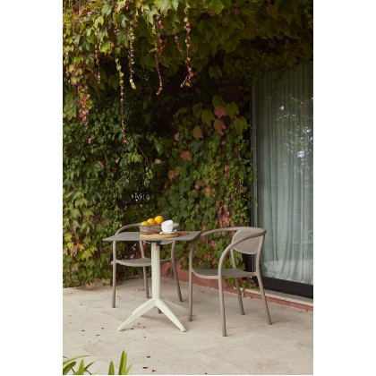 Стілець NOON ARMCHAIR Blue grey