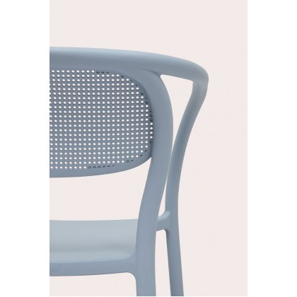 Стілець NOON ARMCHAIR Blue grey
