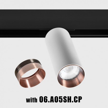 Світильник прожекторні IN_LINE TUB M A 140, D52mm, H140mm, LED 19W, 3000К, білий (06.0514.19.930.WH)